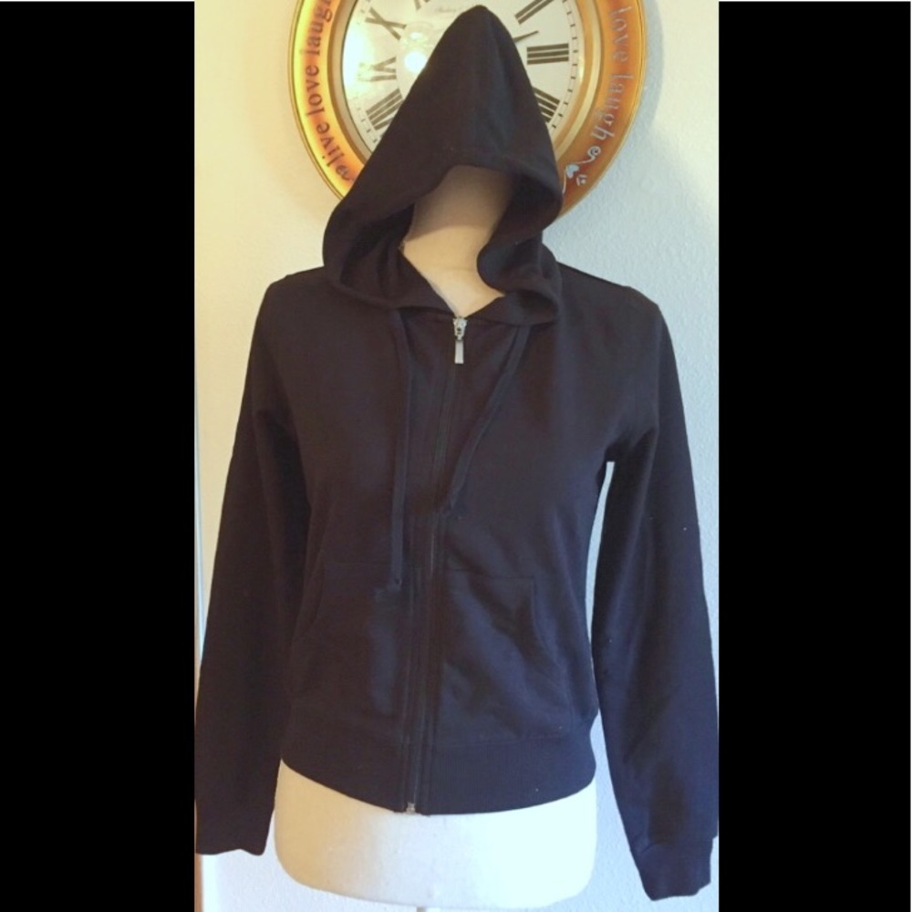 Ambiance Black Zip-up Jacket